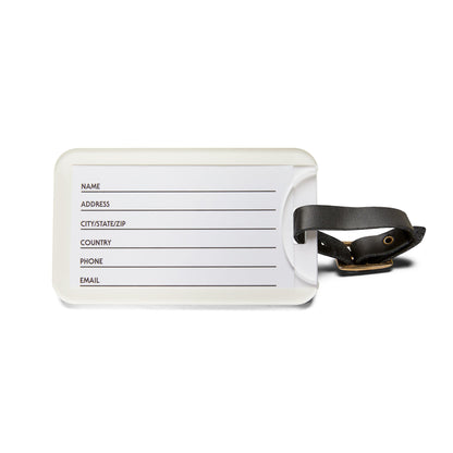 Luggage Tag — 'The Travelers' Road Trip Group' Vintage License Plate Travel Tag