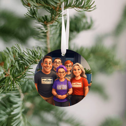 The Travelers Christmas Ornament