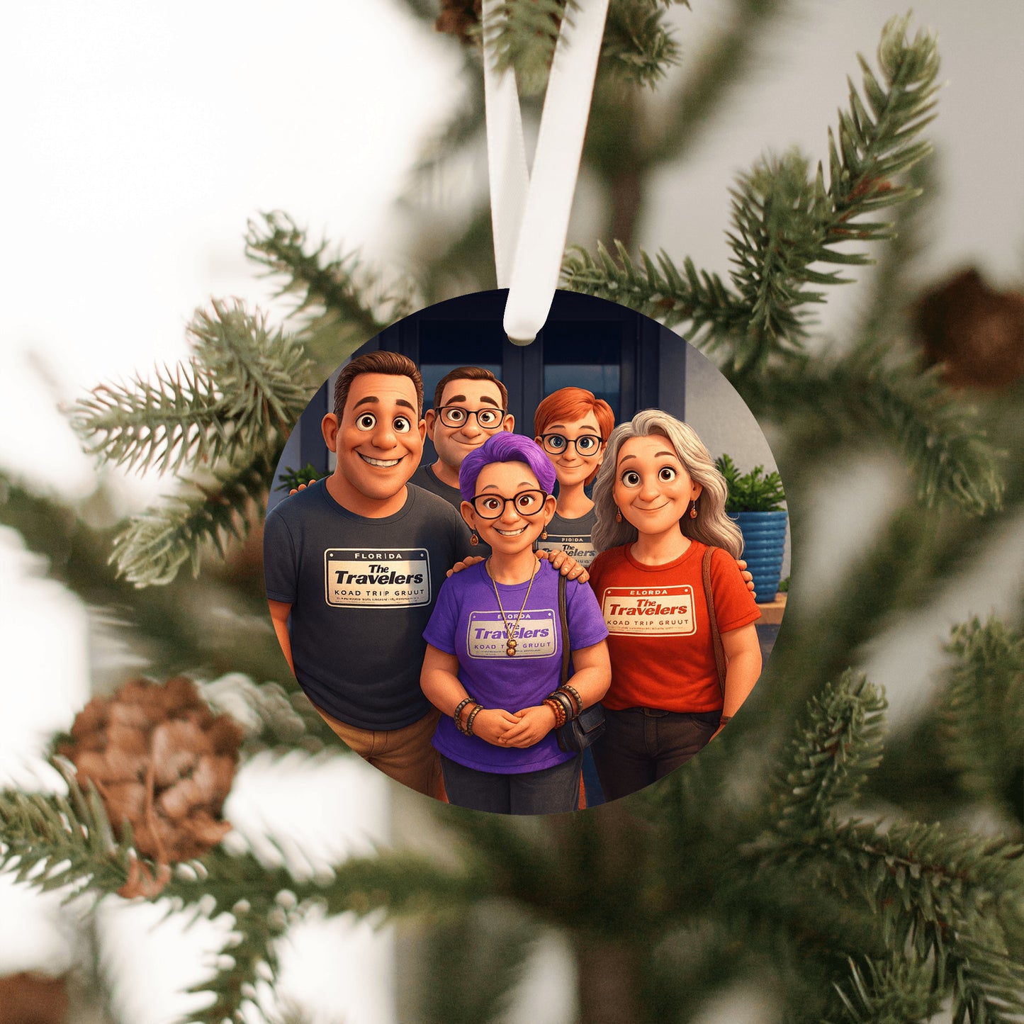 The Travelers Christmas Ornament