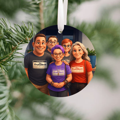 The Travelers Christmas Ornament